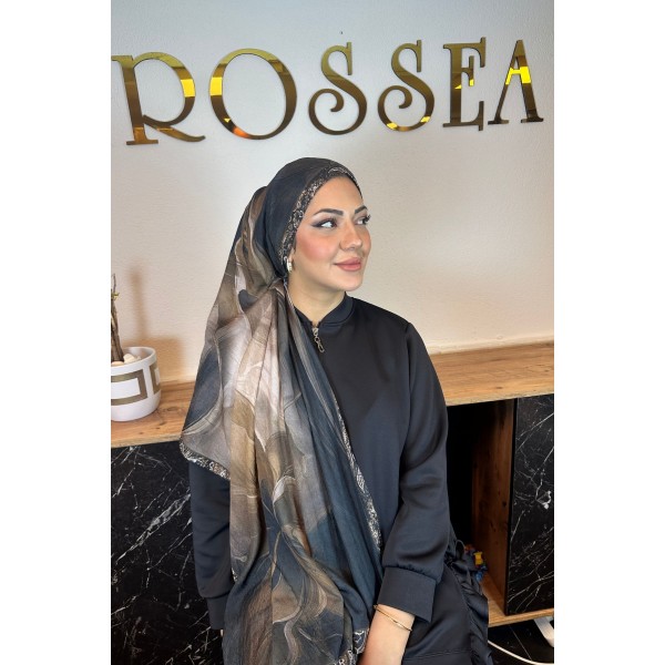 Desenli Bambu Şal 029SV